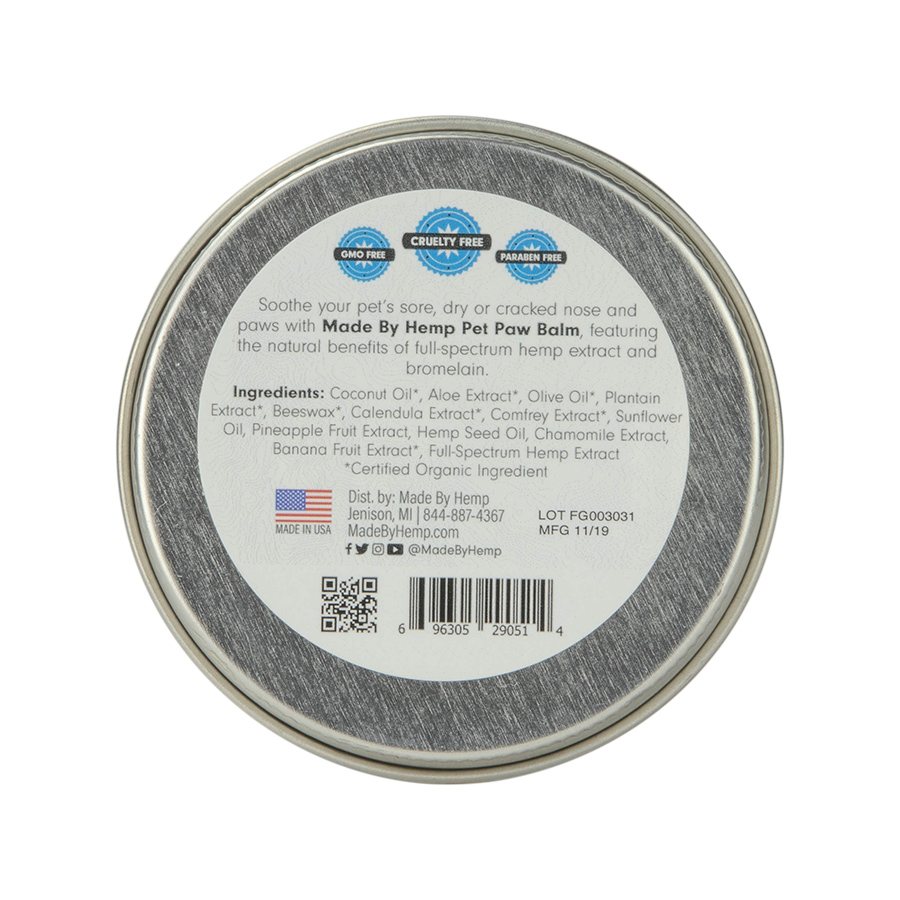 Made by Hemp - CBD Pet Paw Balm - Image 2