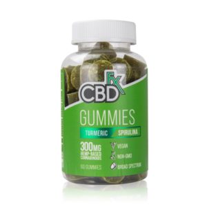 CBDfx - CBD Gummies Turmeric and Spirulina