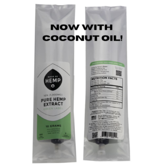 Made by Hemp - 10g Raw Hemp Extract Plus Coconut Oil | Green Label